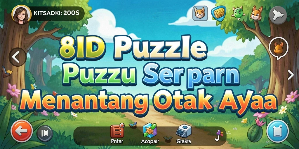 Tampilan gameplay seru dari 8ID yang menantang logika pemain.