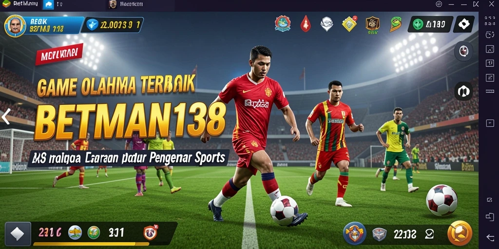 Tampilan gameplay menarik dari BETMAN138 yang penuh aksi olahraga.