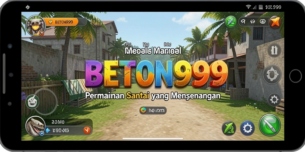 Tampilan gameplay seru dari BETON999 yang mudah dimainkan dan menenangkan.