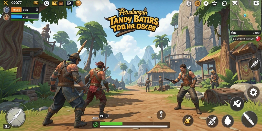 Screenshot menampilkan gameplay Open World yang mendalam dan interaktif.