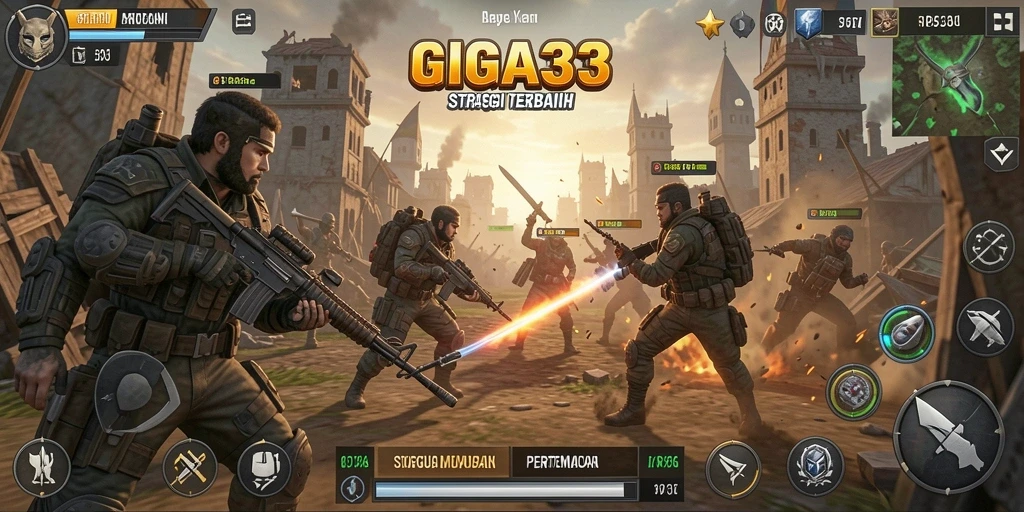 Gameplay mendebarkan dalam GIGA33 dengan strategi yang mendalam.