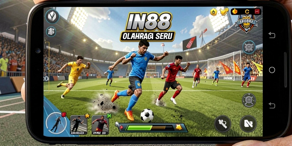 Screenshot IN88 menampilkan gameplay olahraga yang seru dan kompetitif.