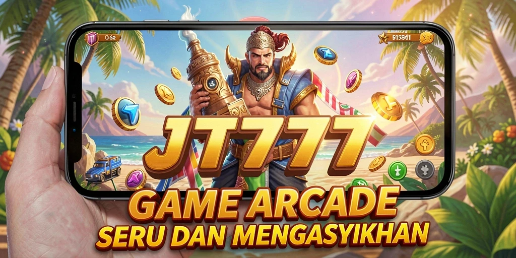 Tampilan gameplay JT777 yang penuh aksi dan tantangan arcade.