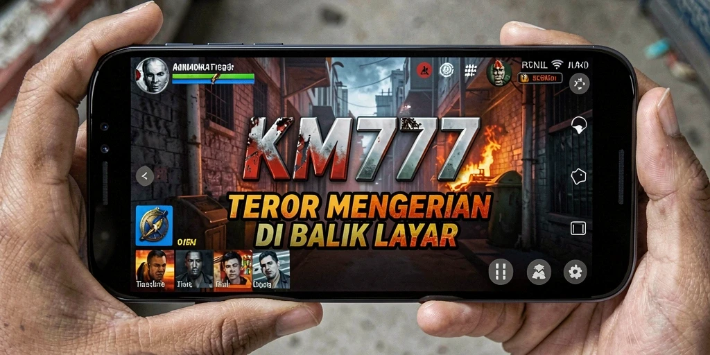 Tangkapan layar gameplay KM777 yang mencekam dan menegangkan.