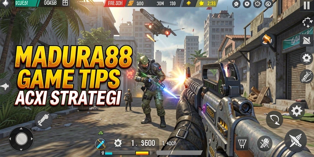 Screenshot utama MADURA88 dengan berbagai aksi gameplay penuh strategi.