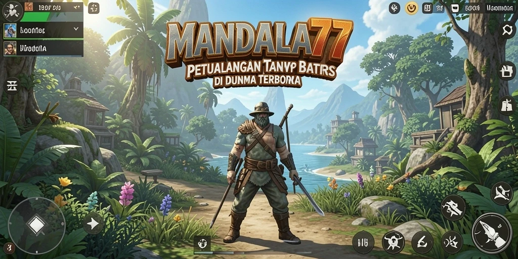 Tampilan gameplay <strong>MANDALA77</strong> yang menarik dengan eksplorasi mendalam.