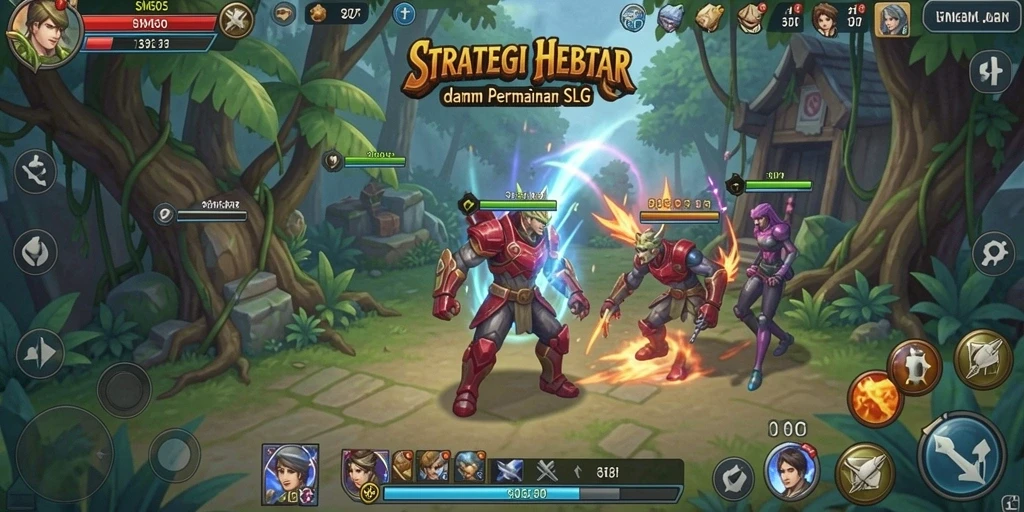 Tampilan gaming SLG yang mendebarkan dan strategis di SM605.