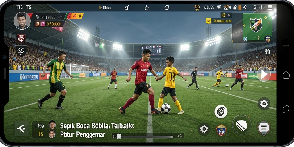 Tampilan gameplay T6 yang seru dan mendebarkan saat bertanding.