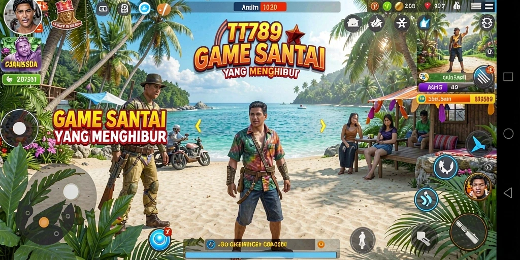 Tampilan gameplay TT789 yang cerah dan mengundang.