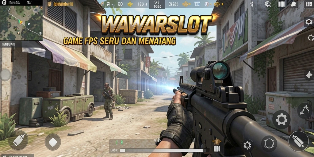 Gameplay WAWARSLOT yang penuh aksi dan ketegangan.