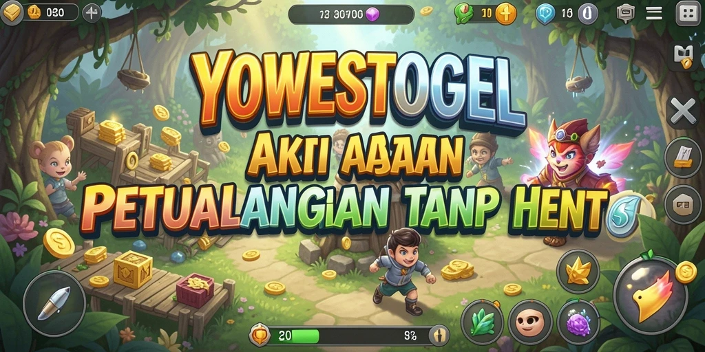 Tampilan grafis YOWESTOGEL yang menarik selama gameplay.