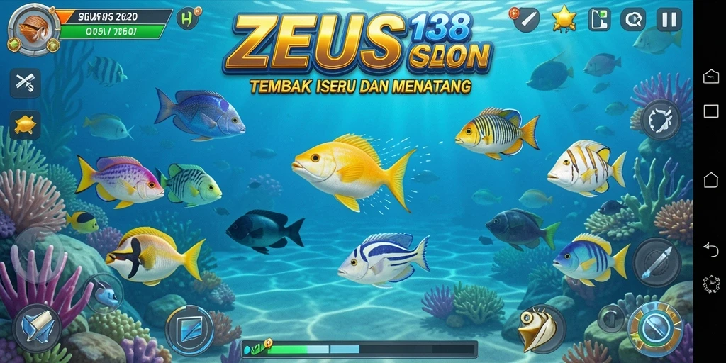 Gameplay seru dengan berbagai ikan untuk ditangkap di ZEUS138.