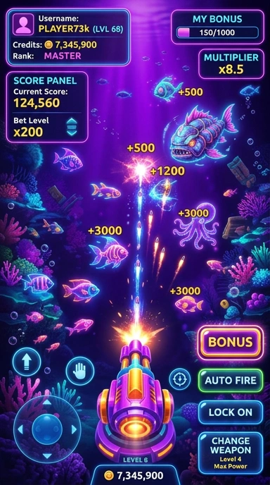 Tampilan antarmuka pengguna 73k yang sederhana dan menarik.